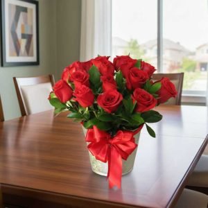 Los arreglos de rosas rojas son la máxima expresión de amor, pasión y romanticismo, convirtiéndose en el regalo ideal para aniversarios, propuestas, cumpleaños o San Valentín.