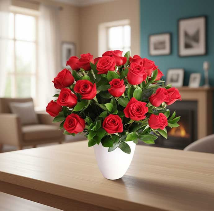 Arreglos con rosas frescas y elegantes, ideales para regalar amor, romanticismo y alegría en cumpleaños, aniversarios u ocasiones especiales." 🌹✨
