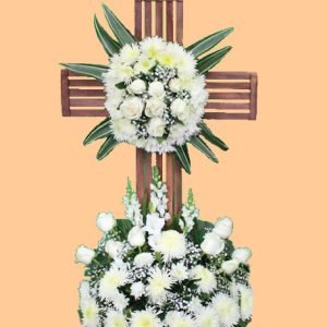 Arreglos florales para un difunto para expresar condolencias y homenaje a un difunto - Entrega a funerarias en CDMX