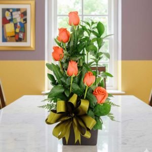 Los arreglos florales sencillos de 6 rosas son el detalle perfecto para expresar amor, cariño o gratitud con un gesto elegante y accesible.