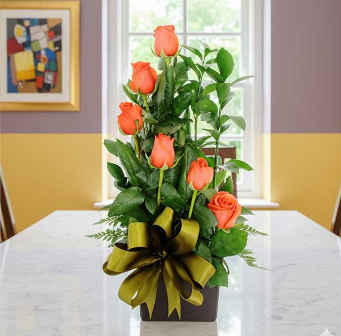Los arreglos florales sencillos de 6 rosas son el detalle perfecto para expresar amor, cariño o gratitud con un gesto elegante y accesible.