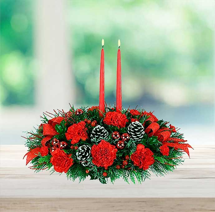 Los arreglos navideños para mesa son el toque perfecto para crear un ambiente cálido y sofisticado en tus celebraciones.