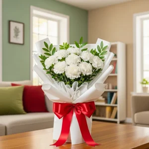 Claveles precio económico y elegantes, opción accesible para cumpleaños, aniversarios o expresar cariño.