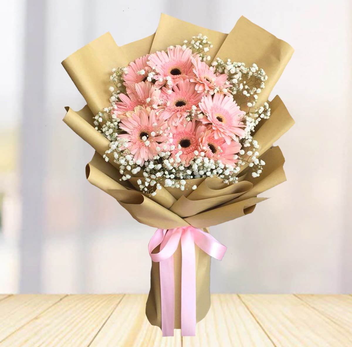 Gerberas Rosas Románticas