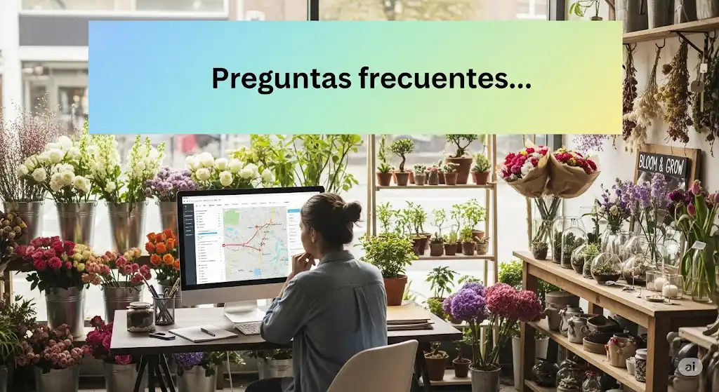 Preguntas frecuentes en floreria a domicilio 
