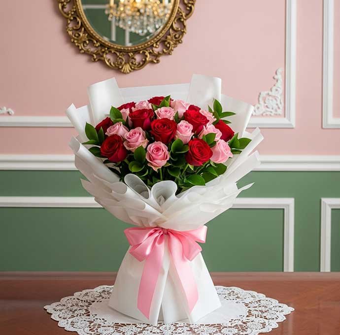 Un ramo de rosas para un cumpleaños es el regalo perfecto para celebrar y transmitir cariño en un día tan especial. Las rosas, símbolo de amor, admiración y alegría, se combinan en diseños coloridos y frescos que destacan por su belleza y elegancia.
