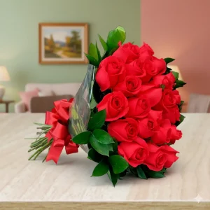 El ramo de rosas rojas es el clásico símbolo de amor, pasión y romanticismo, perfecto para sorprender a tu pareja en cumpleaños, aniversarios, pedidas o cualquier ocasión especial.
