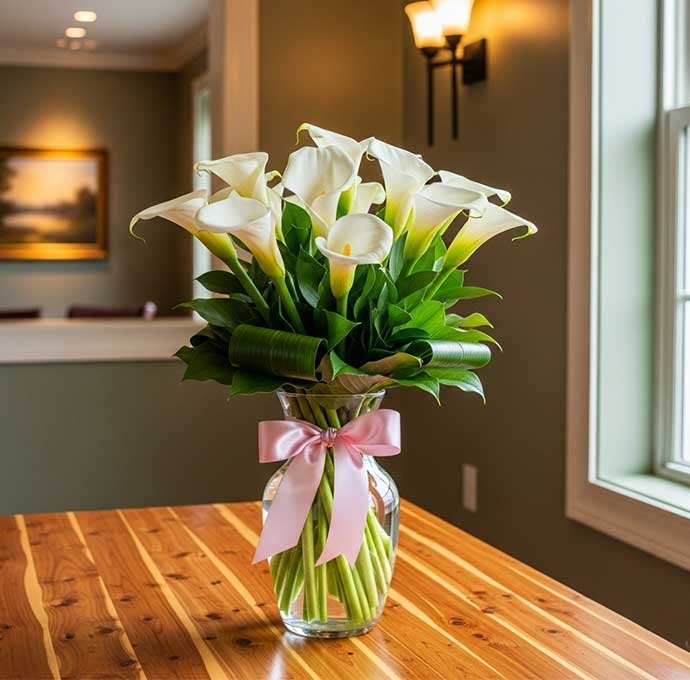Las alcatraces flores son un símbolo de pureza, elegancia y sofisticación, ideales para quienes buscan un detalle floral único y distintivo.