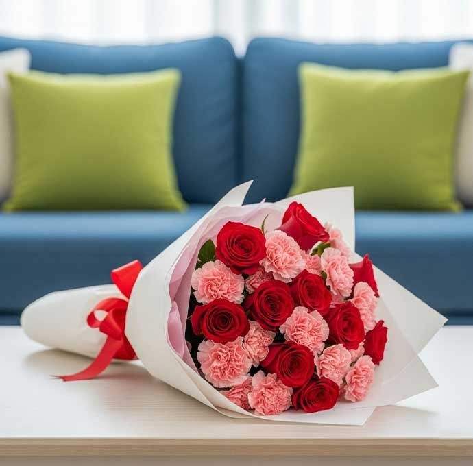 Un ramo de rosas rojas elegantes es el regalo perfecto para declarar amor, celebrar aniversarios o sorprender con un detalle inolvidable