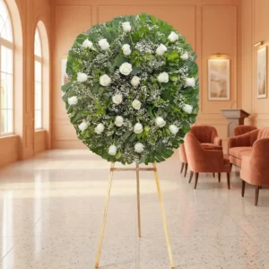 Corona de Flores Precio económico y entregas express 24 horas en la Ciudad de México