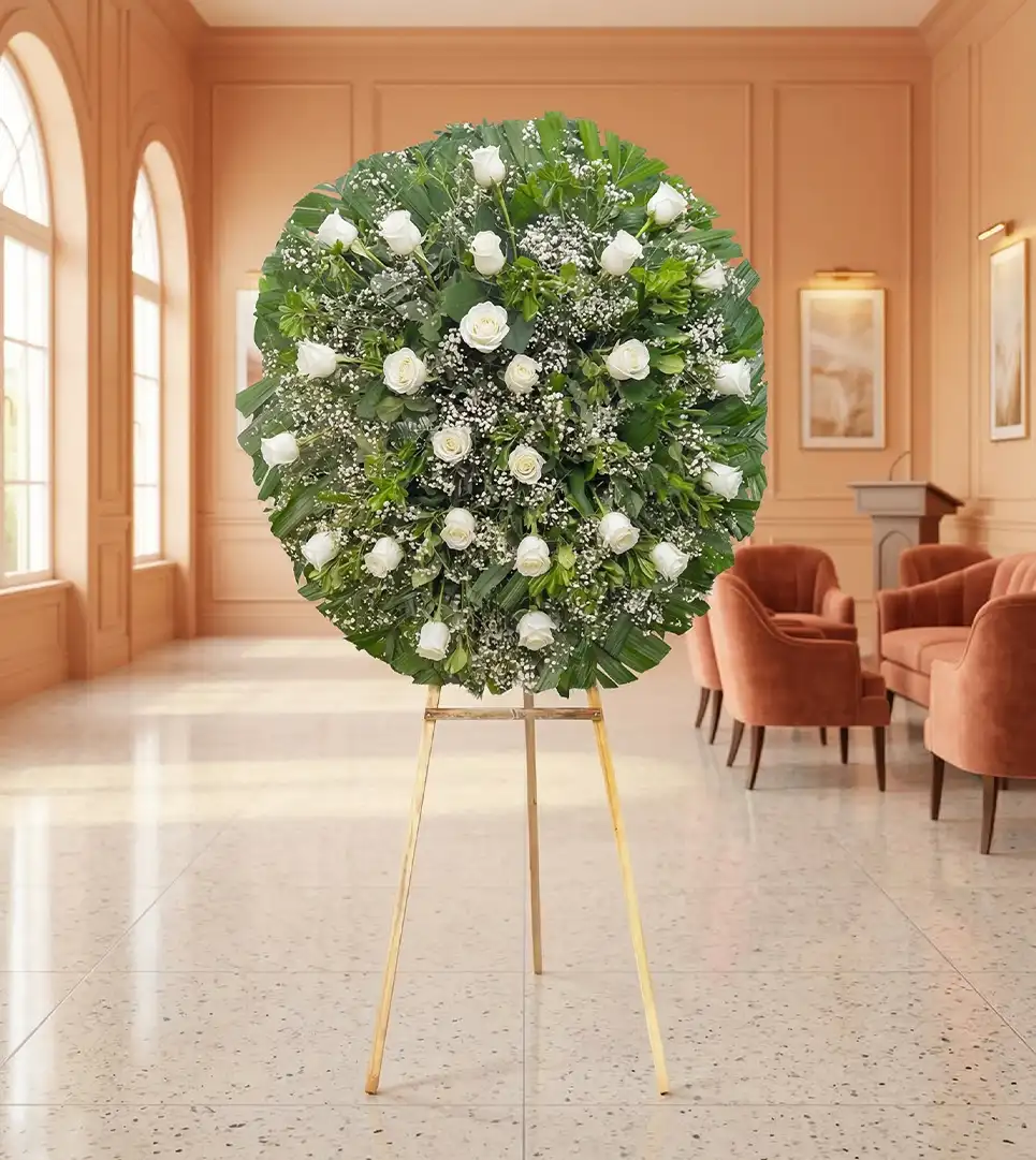 Corona de Flores Precio económico y entregas express 24 horas en la Ciudad de México